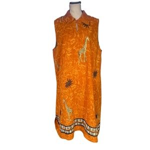 Animal Print Sleeveless Dress